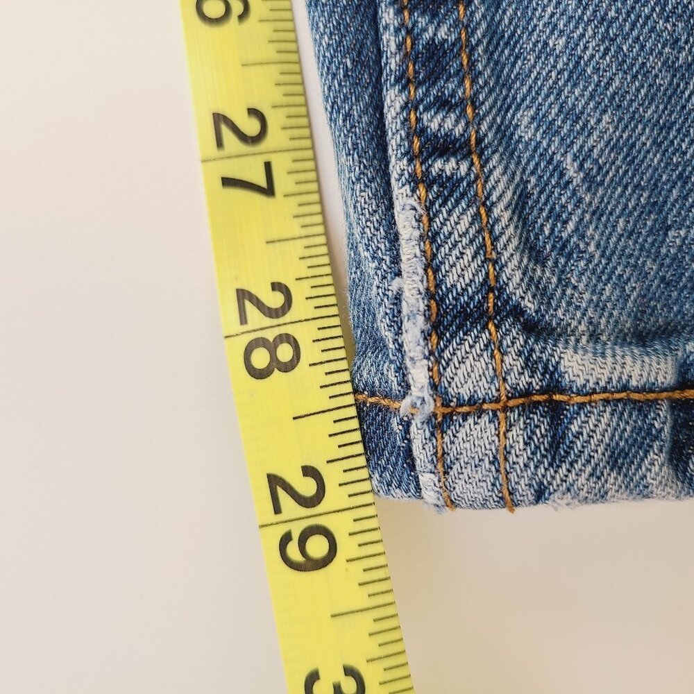 Lee Jeans Mens Distressed Denim Jeans size 40x30 Big Medium Wash - Picture 13 of 13